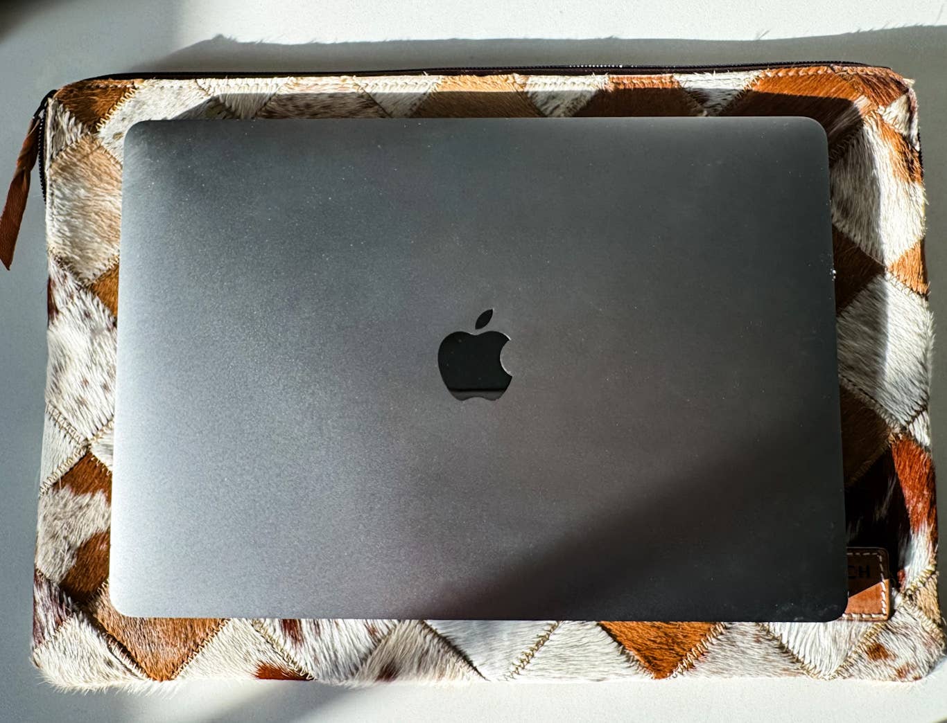 BOHO LUXE Leather Cowhide LAPTOP | Tech Sleeve