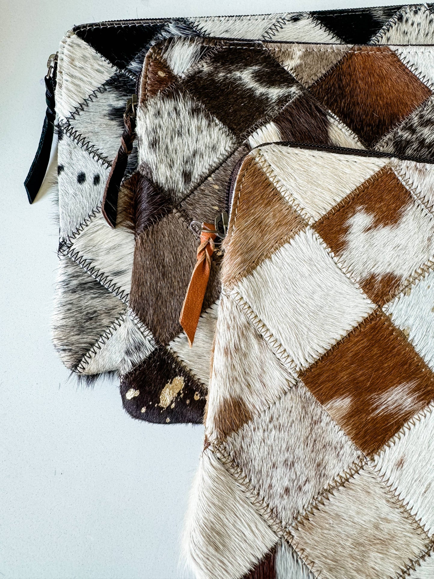 BOHO LUXE Leather Cowhide LAPTOP | Tech Sleeve