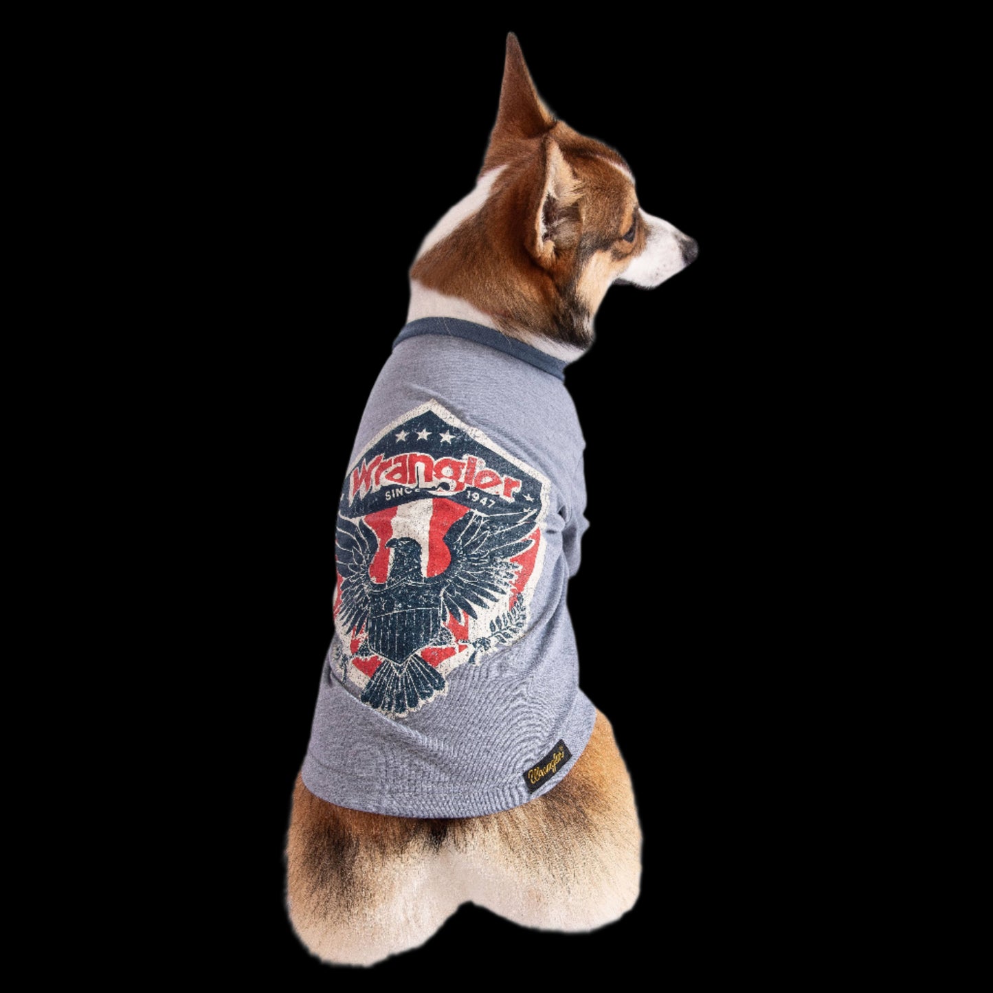 Wrangler Logo Graphic Tee Heather Grey