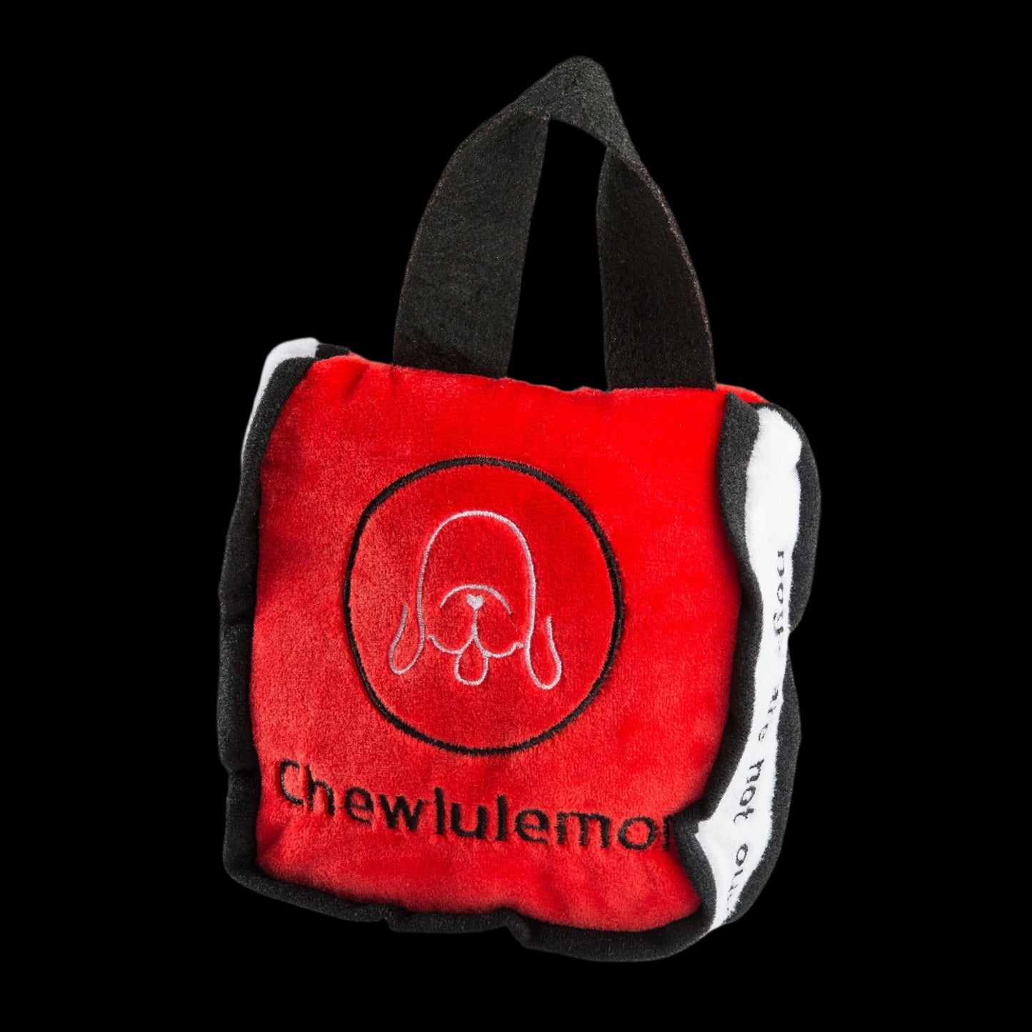 Chewlulemon Tote Bag Squeaker Dog Toy