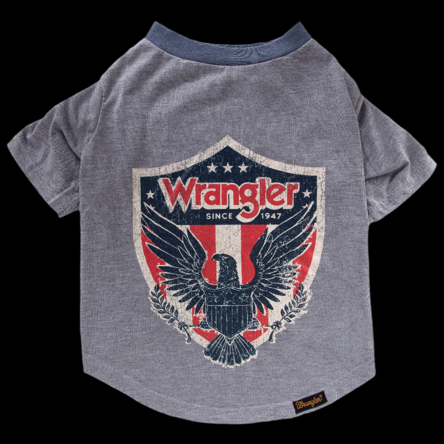 Wrangler Logo Graphic Tee Heather Grey