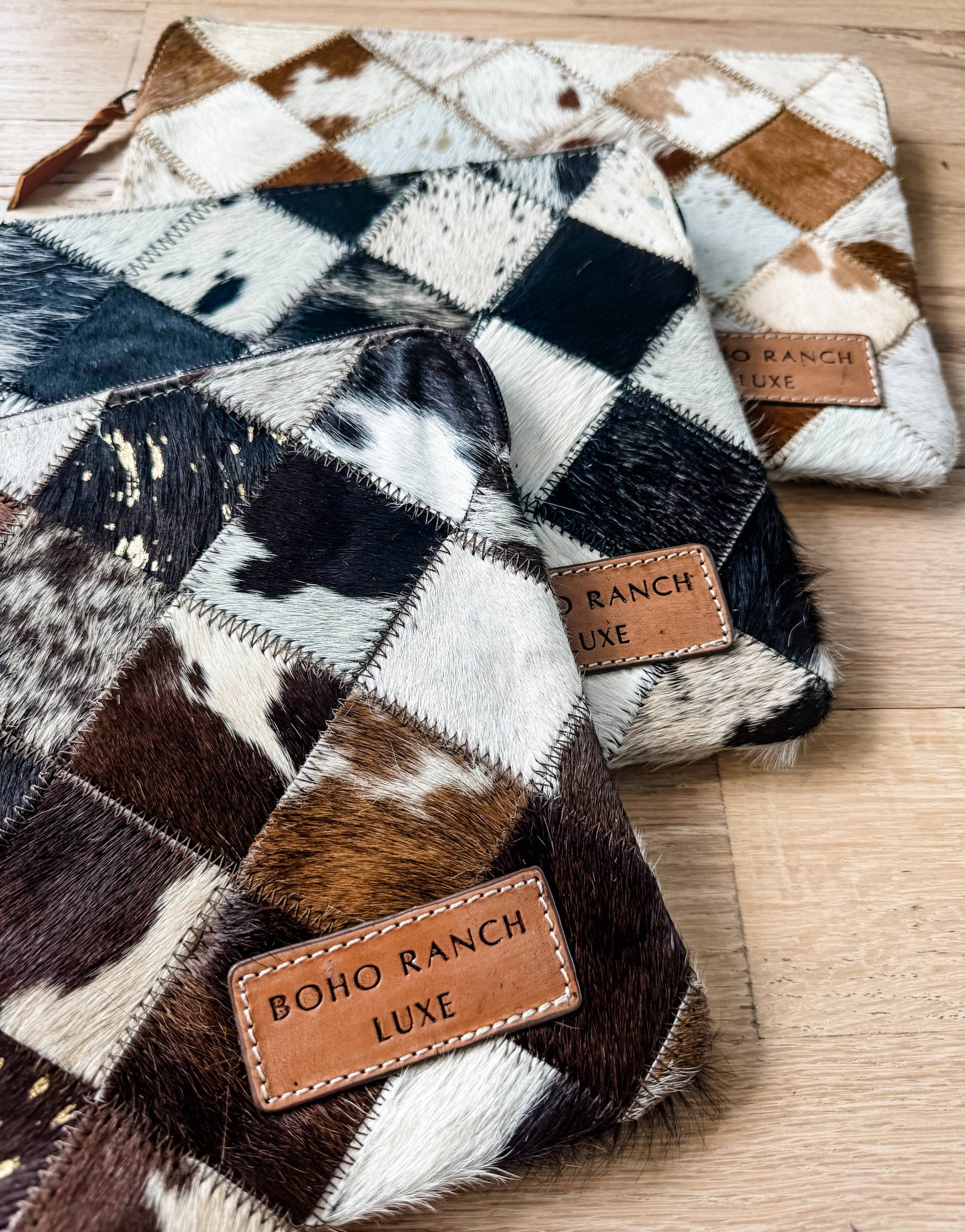 BOHO LUXE Leather Cowhide LAPTOP | Tech Sleeve