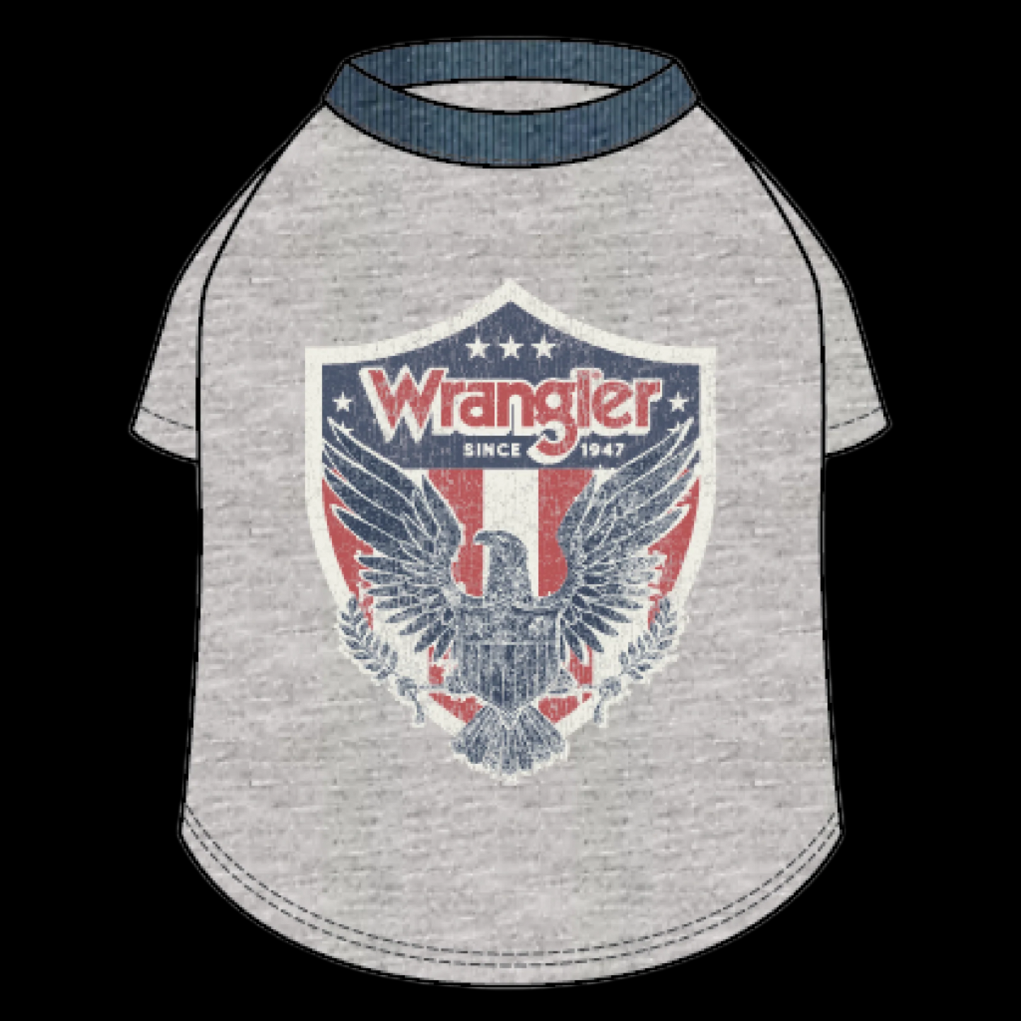 Wrangler Logo Graphic Tee Heather Grey