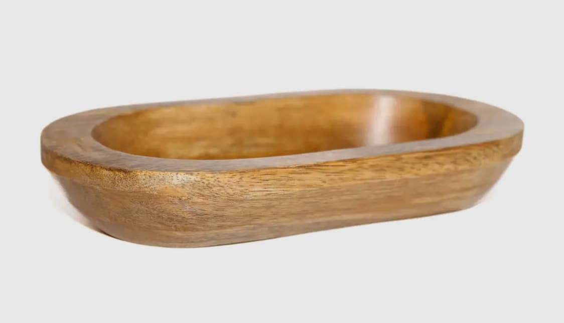 Paisley Duck BEACH Dough Bowl White