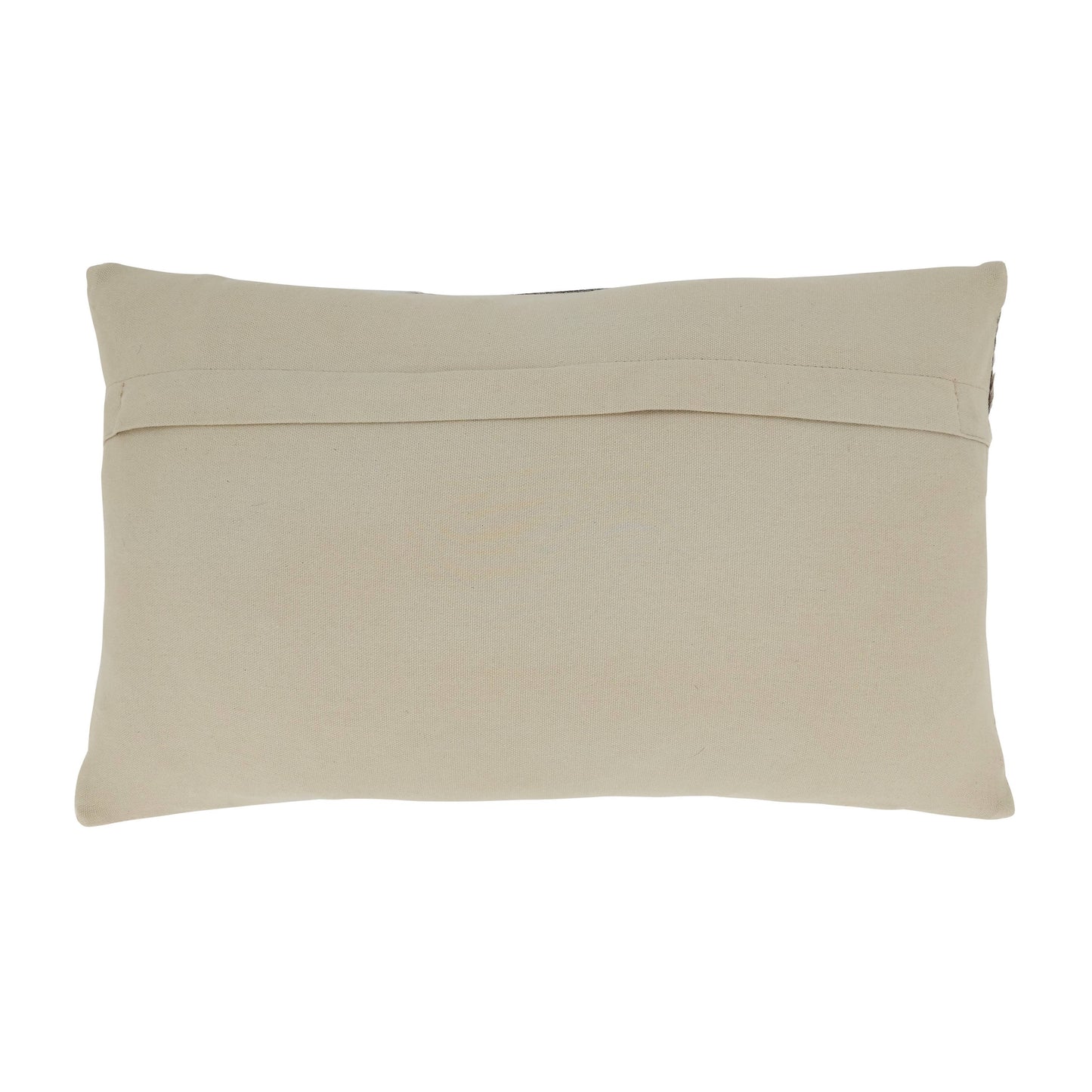 Textured Hair On Leather Throw Pillow: Grey / Cover Only / 12"x20"