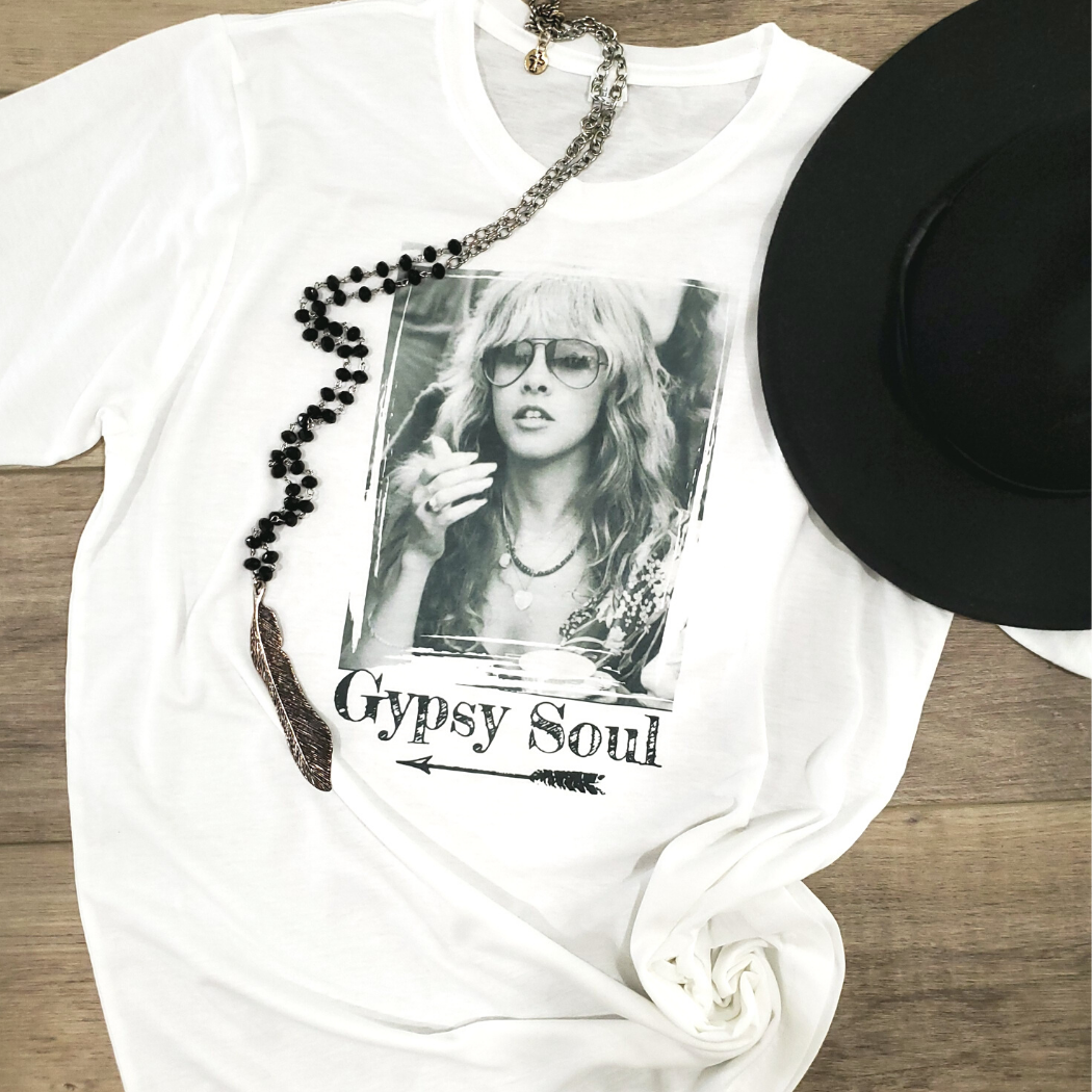 Gypsy Soul Retro Rock and Roll Graphic T