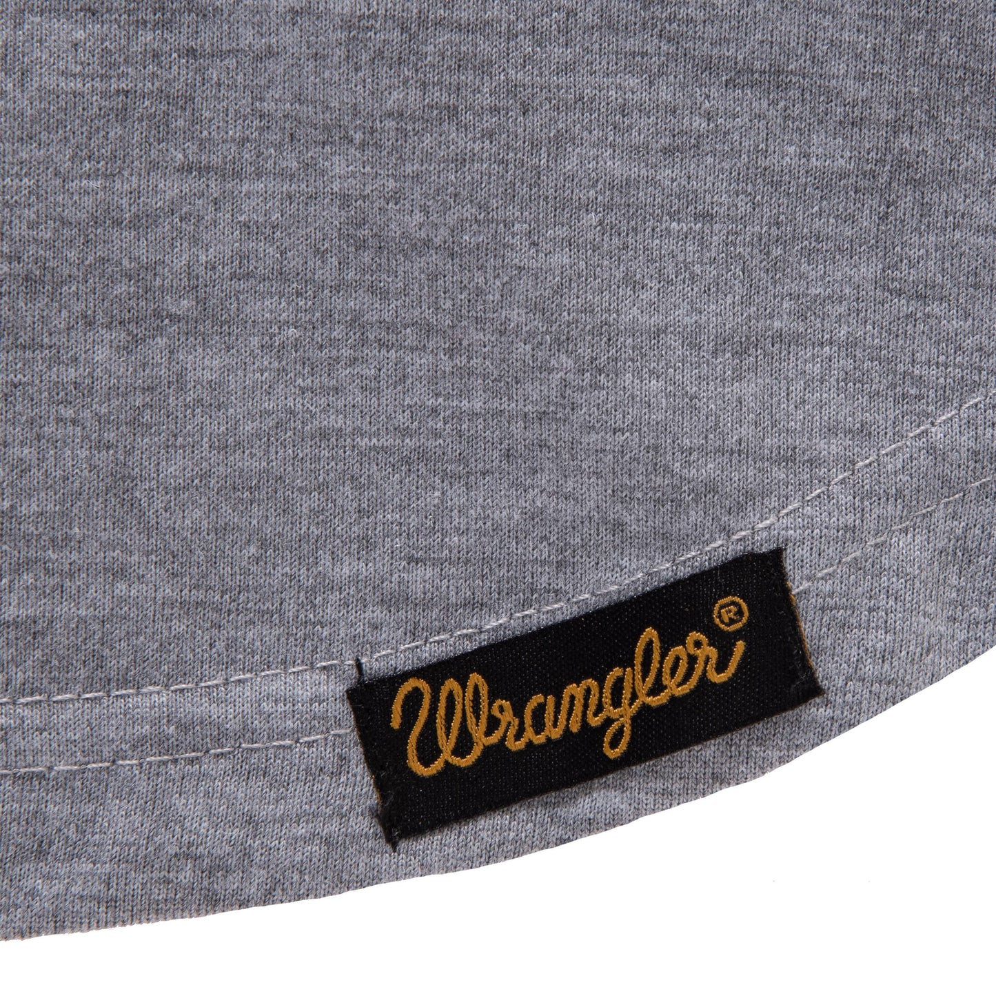 Wrangler Logo Graphic Tee Heather Grey