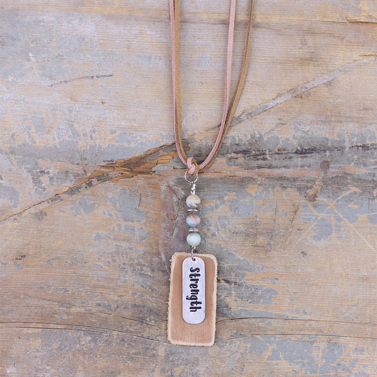 Strength Light Necklace With Light Beads