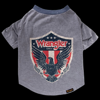 Wrangler Logo Graphic Tee Heather Grey
