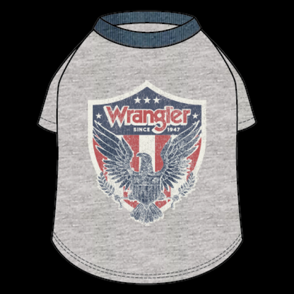 Wrangler Logo Graphic Tee Heather Grey