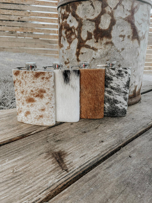 Cowhide Flask Stainless Steel Men & Women Gift