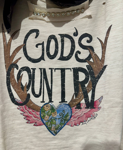God's Country Tattered Shirt