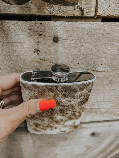 Cowhide Flask Stainless Steel Men & Women Gift