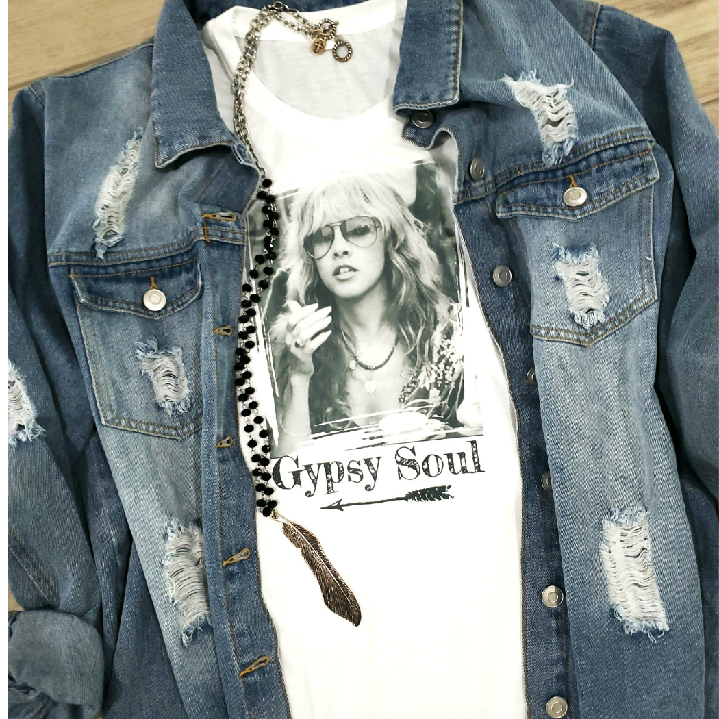 Gypsy Soul Retro Rock and Roll Graphic T