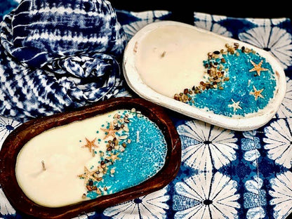 Paisley Duck BEACH Dough Bowl White