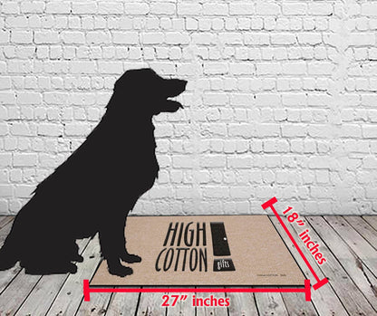 Open Door Policy Wine Mat