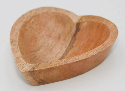 "FIERY HEART" Heart Dough Bowl Soy Candle: Polished Bowl (Stain Proof candle)
