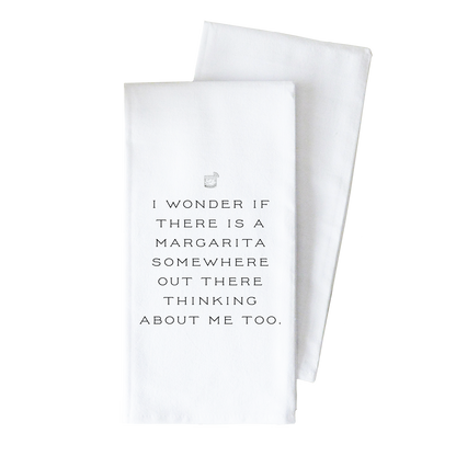 Somewhere out there Tea Towel: Natural • Cotton/Linen Blend